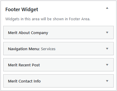 Footer Widgets