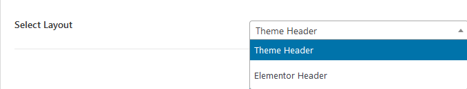 Header Customization